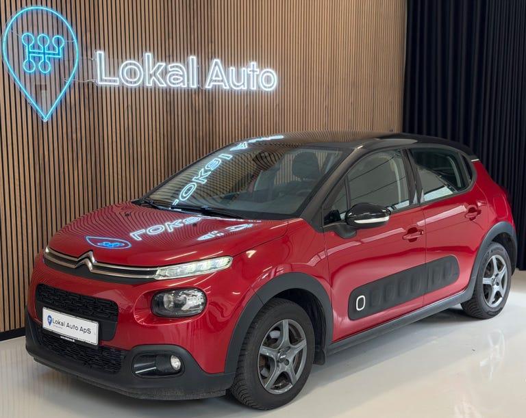 Citroën C3 1,5 BlueHDi 100 SkyLine hos Lokal Auto
