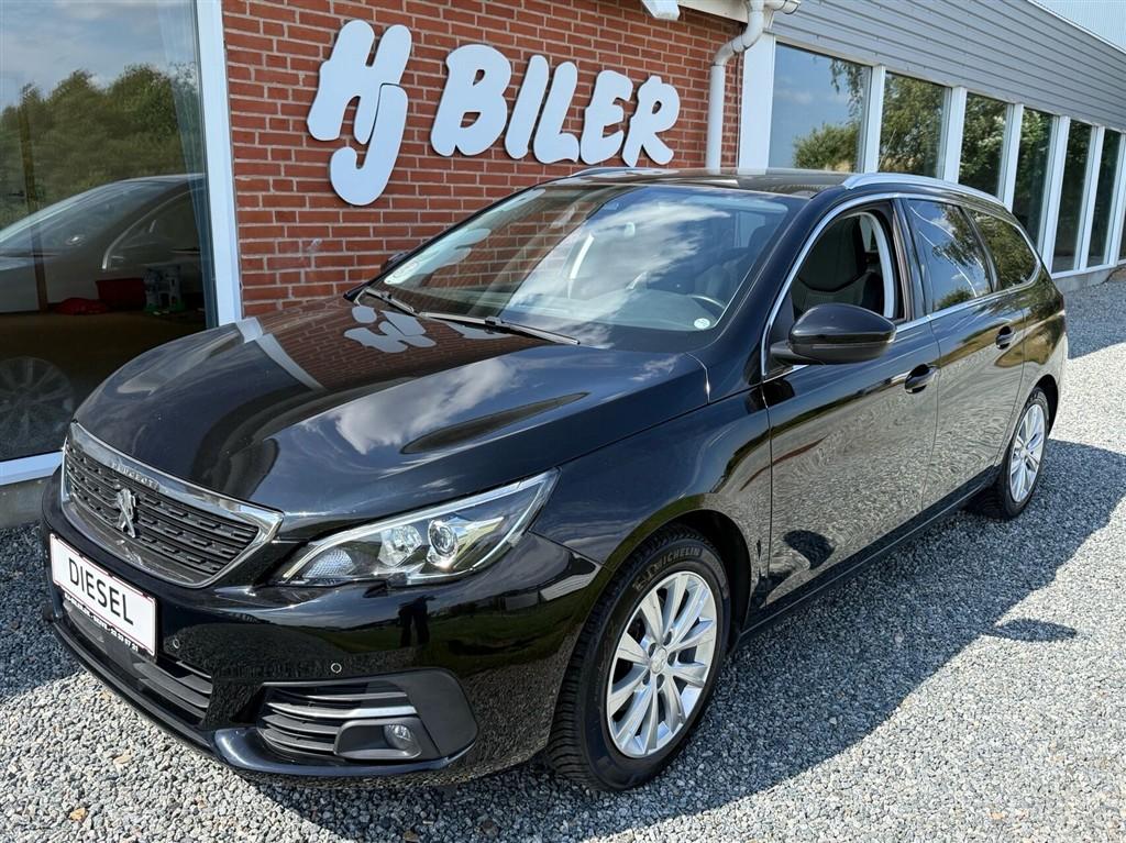 Peugeot 308 SW 1,5 BlueHDi Allure+ 130HK Stc 6g hos H.J. Biler