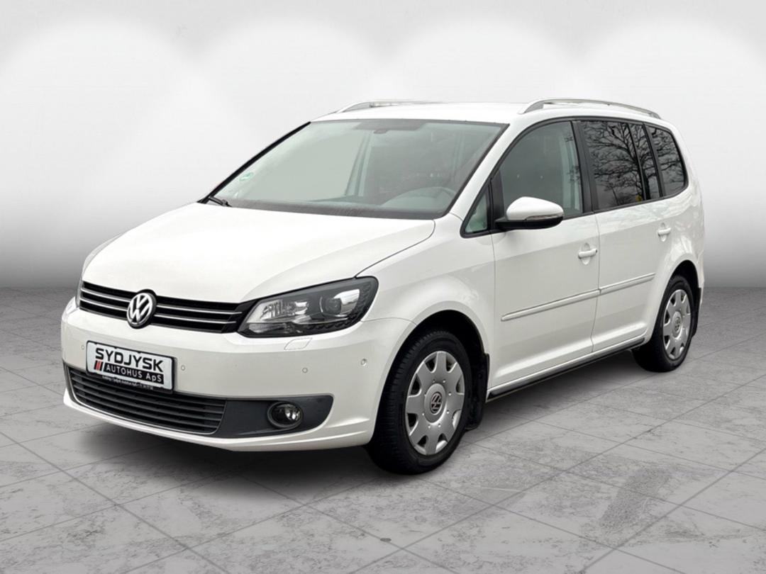 VW Touran 2,0 TDi 140 Highline DSG BMT 7prs hos Sydjysk Autohus