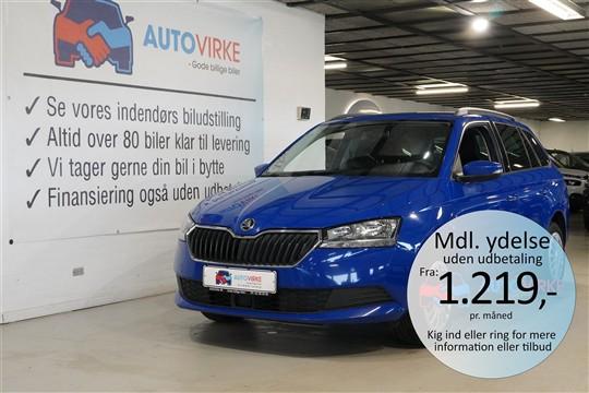 Skoda Fabia Combi 1,0 TSI Ambition 95HK Stc hos Autovirke