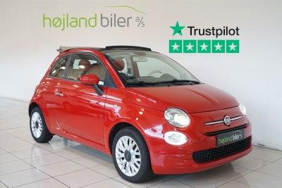 Fiat 500C TwinAir 80 Popstar hos Højland Biler