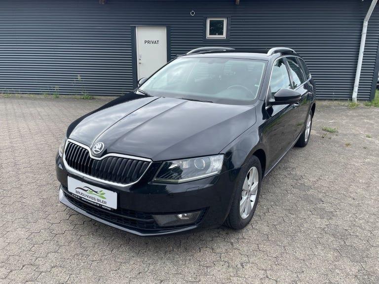 Skoda Octavia 2,0 TDi 150 Style Combi DSG hos Brudlykkes Biler