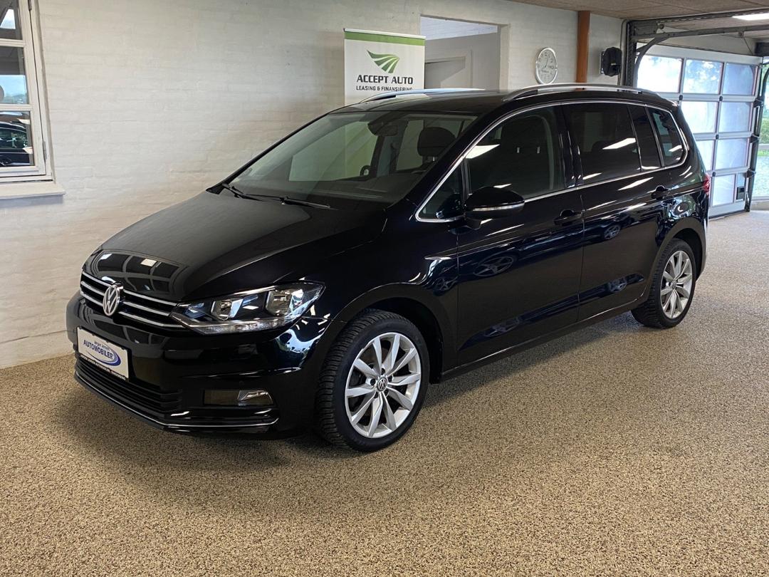 VW Touran 1,4 TSi 150 Highline DSG 7prs hos Jørgen Jensen Automobiler