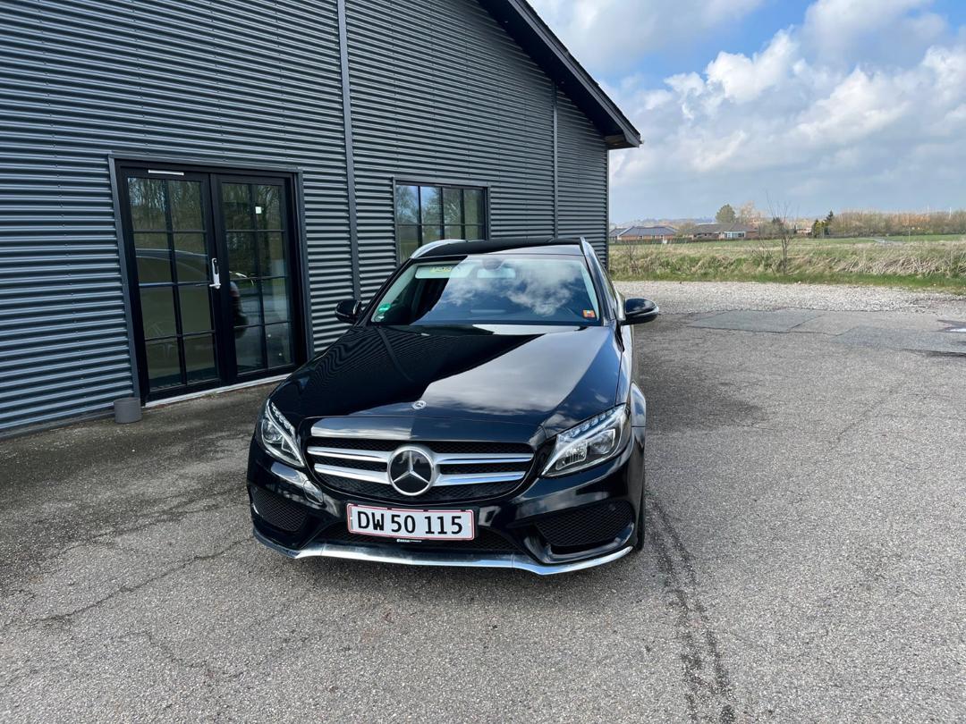 Mercedes C200 2,0 AMG Line stc. aut. hos Brink Automobiler