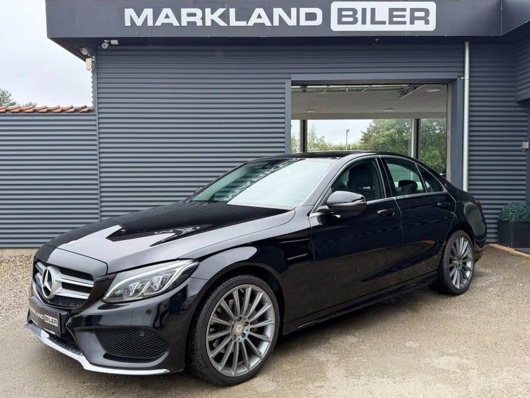 Mercedes C200 2,0 AMG Line aut. hos Markland Biler