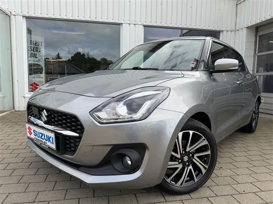 Suzuki Swift 1,2 Dualjet Mild hybrid Exclusive AEB CVT 83HK 5d Trinl. Gear hos Bakke Biler