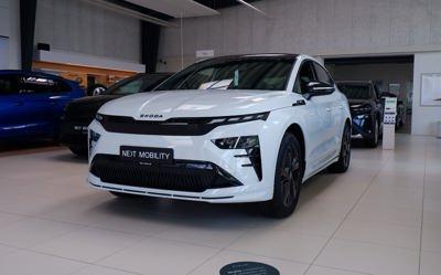 Škoda Enyaq iV RS Coupé hos Škoda Tønder