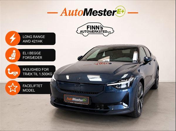 Polestar 2 EL LRDM AWD 421HK 5d Aut. hos Finns Autoværksted A/S