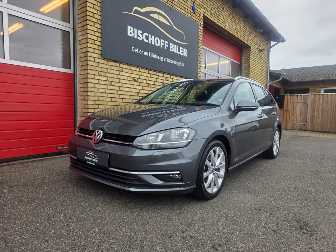 VW Golf VII 1,5 TSi 150 Highline Variant DSG hos Bischoff Biler