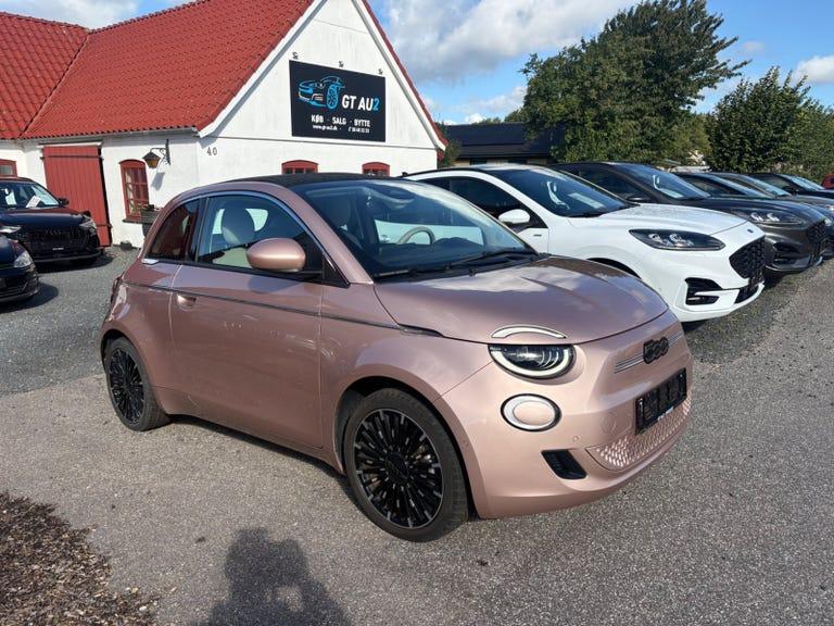 Fiat 500e 42 la Prima Cabrio hos GT Au2