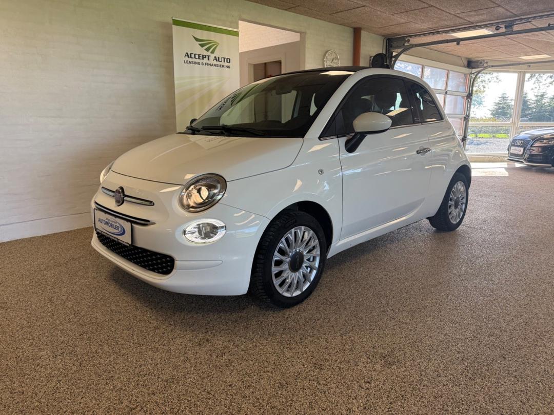 Fiat 500C 1,2 Lounge hos Jørgen Jensen Automobiler