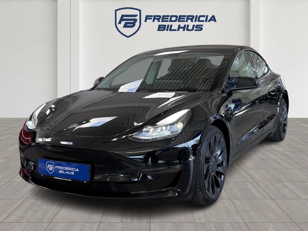 Tesla Model 3 Performance AWD hos Fredericia Bilhus